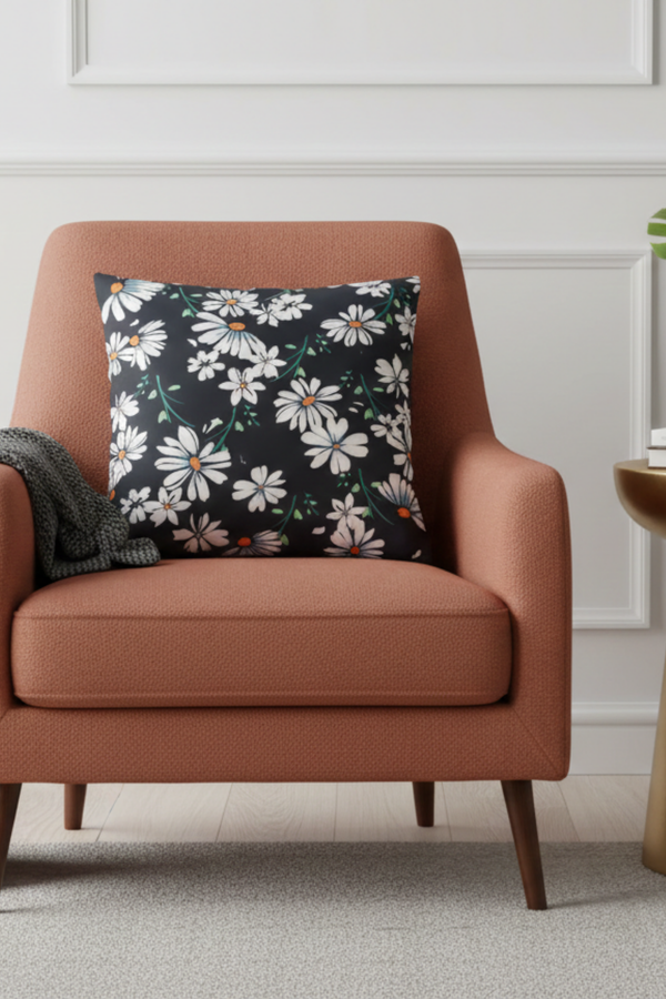 Lot De 4 Housses De Coussin Imprimées Exotique - 43x43 cm