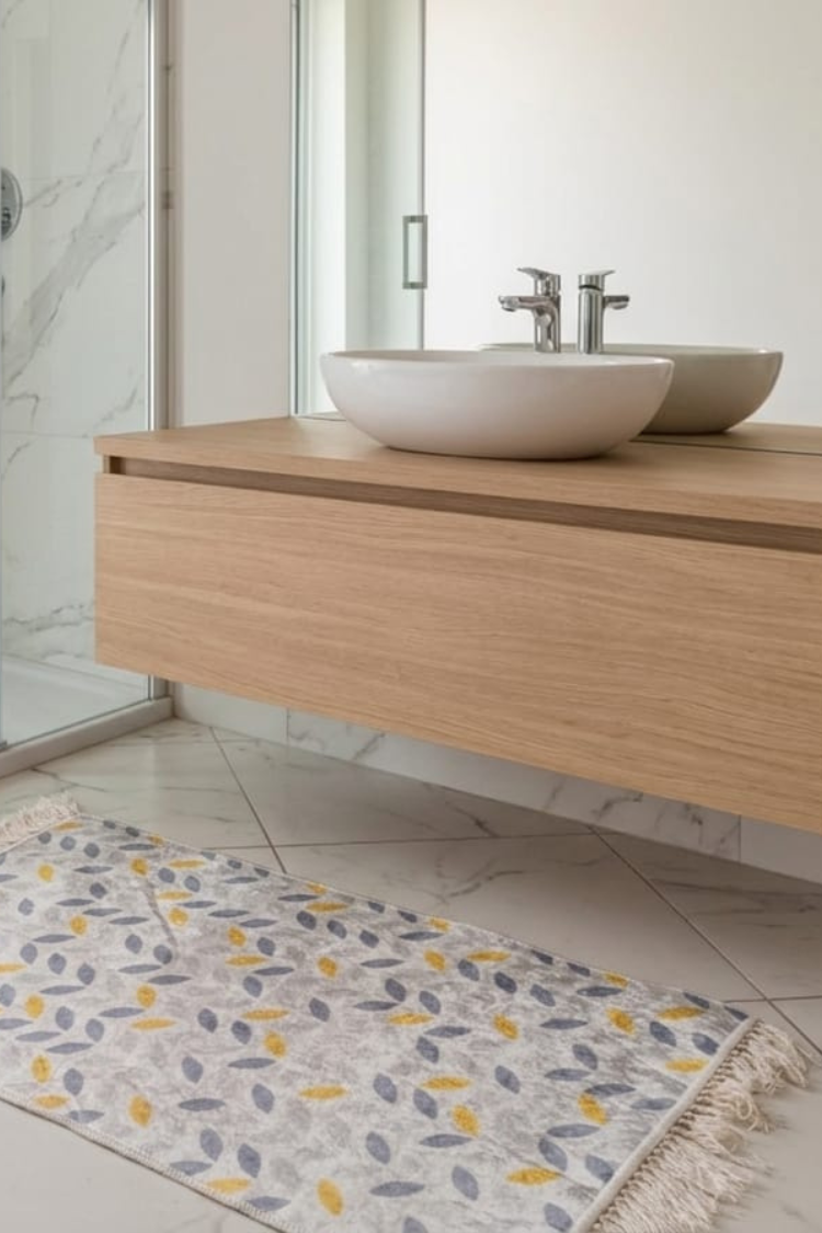 Tapis De Bain feuille- 50x80 cm