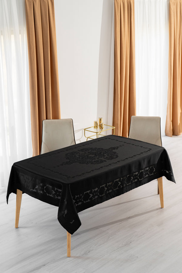 Nappe Rectangulaire JUMBO Noir - 140x180 cm
