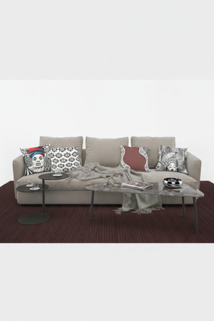 Lot De 4 Housses De Coussin Femme Africaine - 40x40 cm