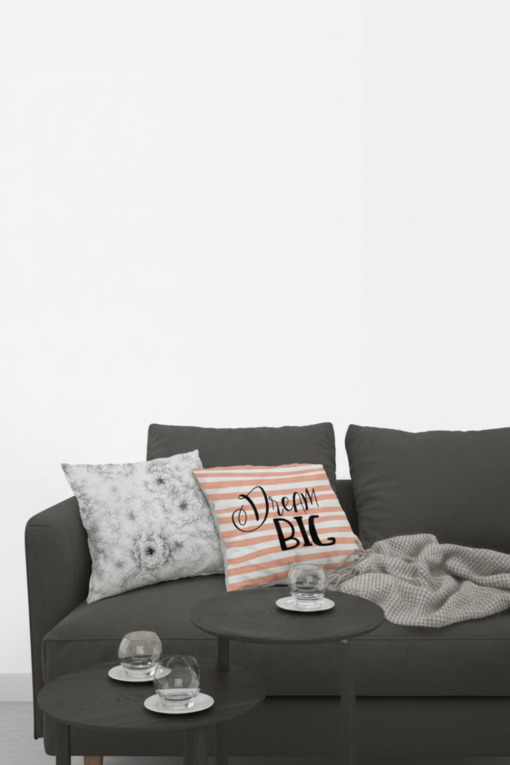Lot De 4 Housses De Coussin Sweet Home - 40x40 cm