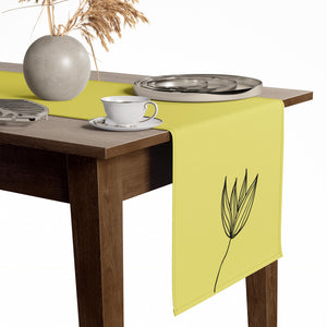 Chemin De Table Imprimé Tulipe - 45x150 cm
