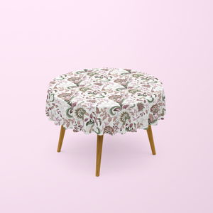 Nappe Ronde Imprimée Bruyère