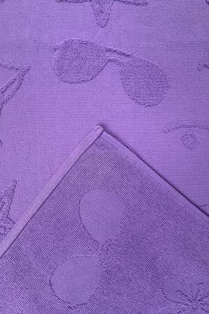 Serviette De Bain Mauve - 70x150 cm
