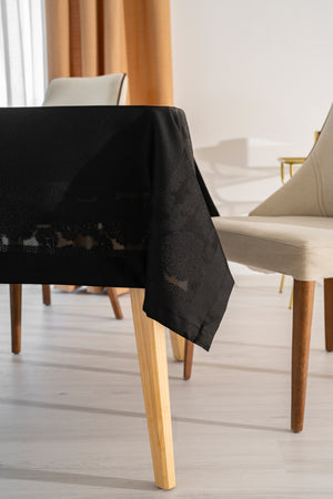 Nappe Rectangulaire JUMBO Noir - 160x260 cm