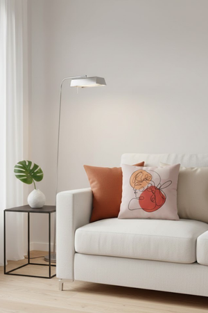 Lot De 4 Housses De Coussin Imprimées Female Line - 43x43 cm