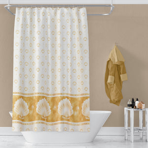 Rideau De Douche Imperméable Coquillages - 180x200 cm
