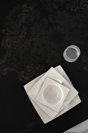 Nappe Rectangulaire JUMBO Noir - 160x260 cm