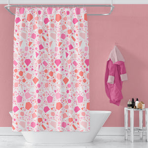Rideau De Douche Imperméable Mosaïque - 180x200 cm
