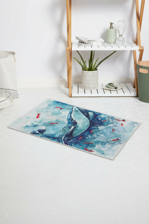 Tapis De Bain Baleine - 50x80 cm