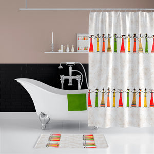 Rideau De Douche Imperméable Africain - 180x200 cm