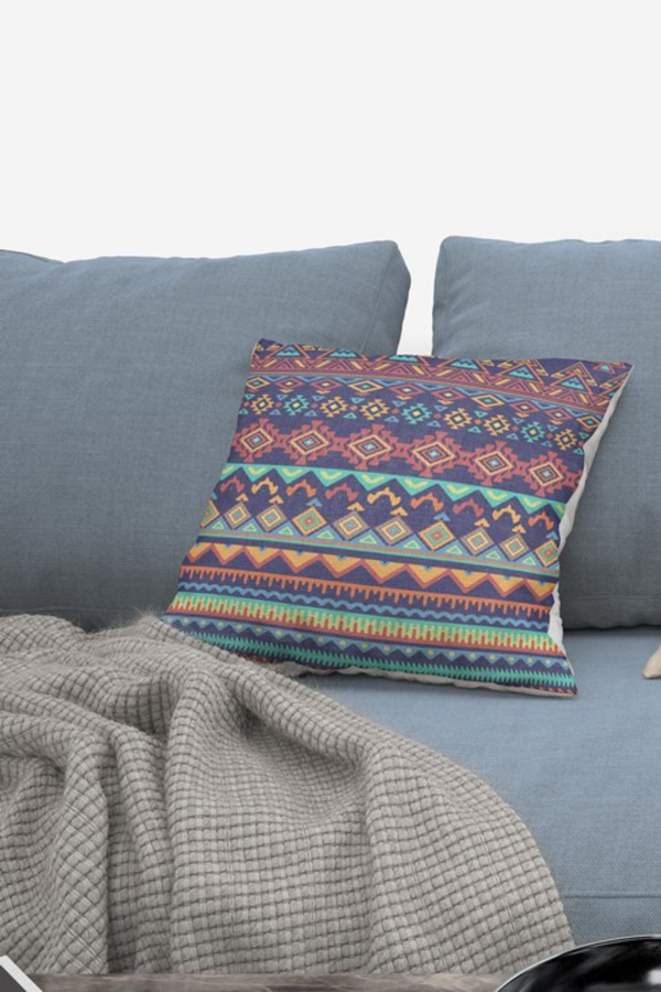 Lot De 4 Housses De Coussin Africain - 40x40 cm