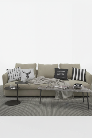 Lot De 4 Housses De Coussin Cerf - 40x40 cm