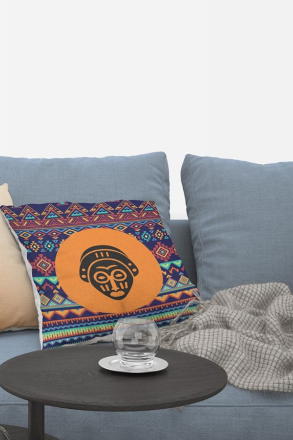 Lot De 4 Housses De Coussin Africain - 40x40 cm