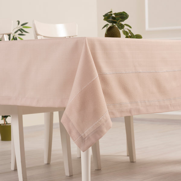 Nora Nappe Rectangulaire Beige - 160x220 cm