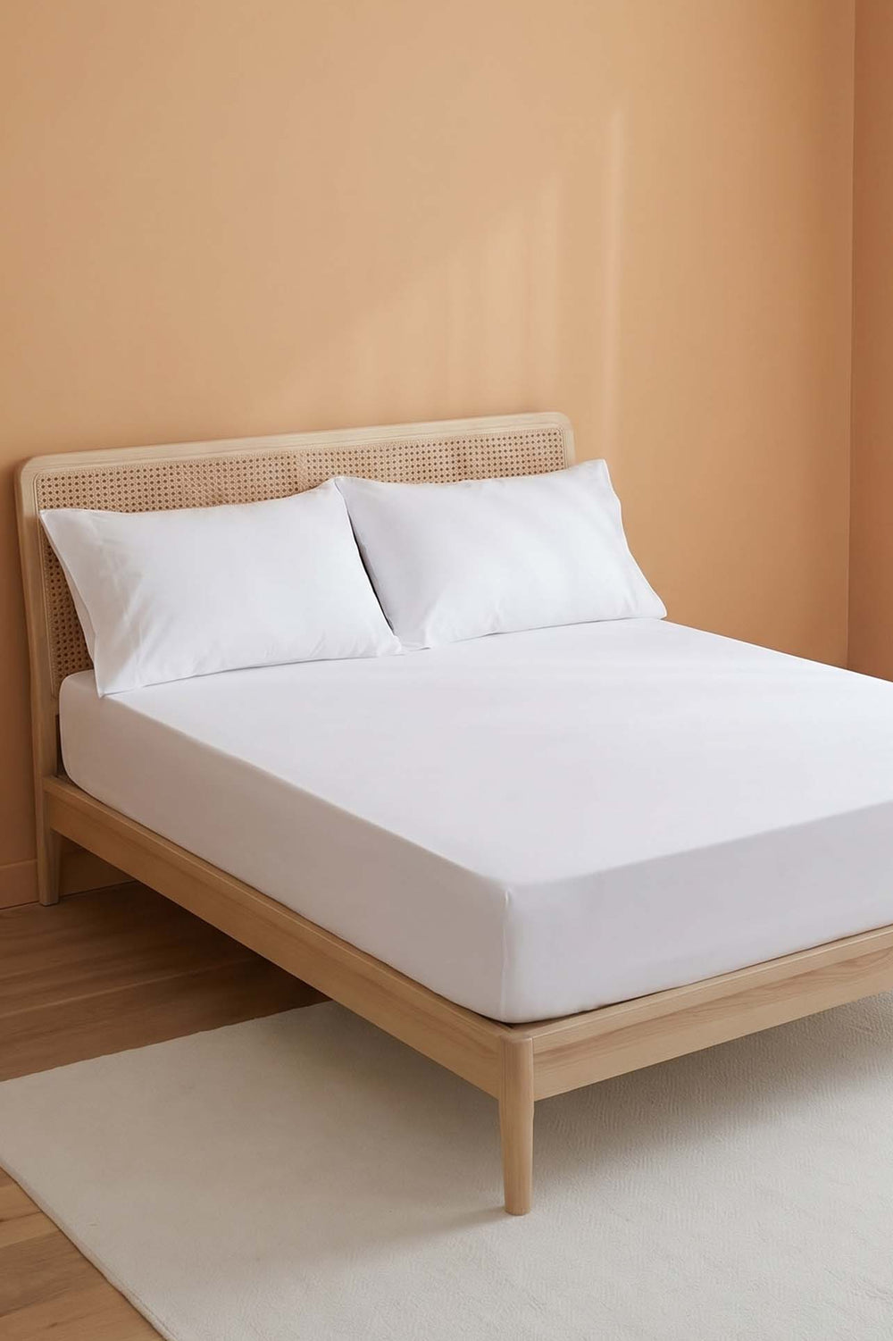 Drap-housse en Polycoton – Confort & Praticité 160 × 200 cm