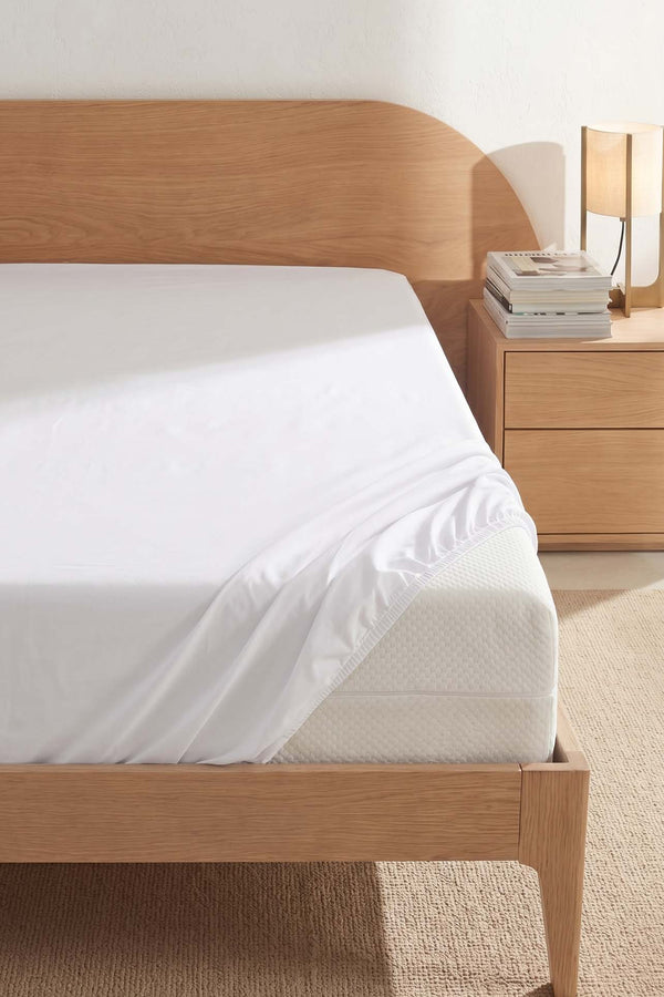 Drap-housse en Polycoton – Confort & Praticité 160 × 200 cm