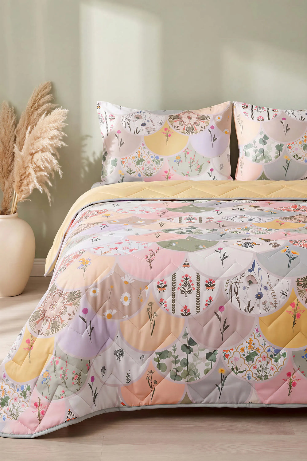 Couette bombée en polycoton Alora 200x200 cm - Tropik Home