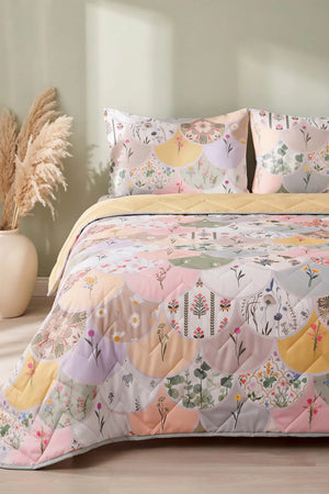 Couette bombée en polycoton Alora