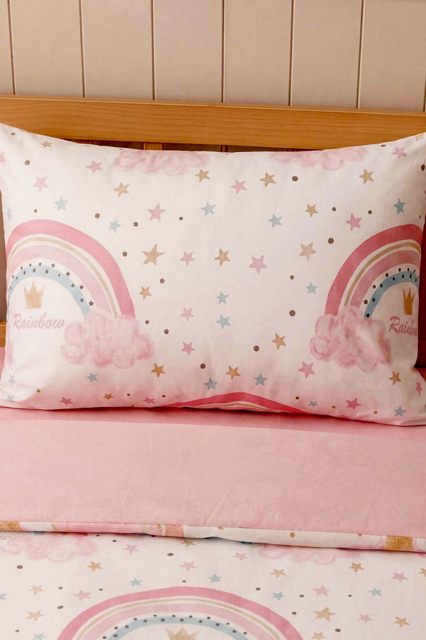 Şeker Gökkuşağı Ensemble de Housse de Couette pour Enfant en Coton