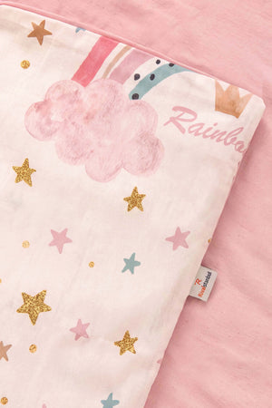Şeker Gökkuşağı Ensemble de Housse de Couette pour Enfant en Coton