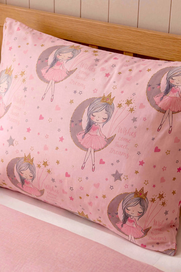 Ay Kız Ensemble de Housse de Couette pour Enfant en Coton