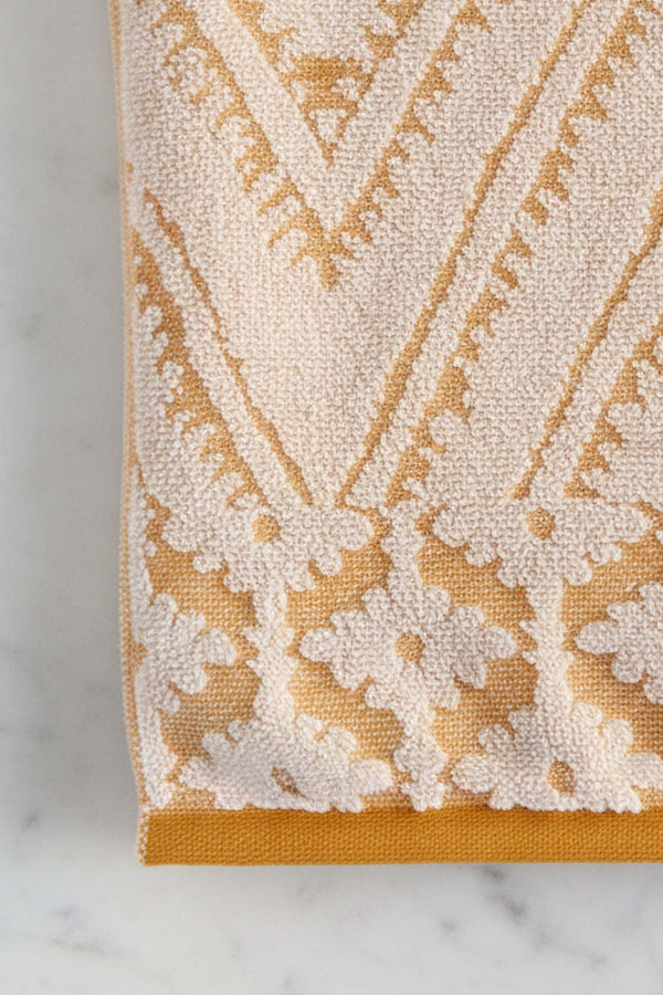 Set de 4 serviettes Karya 100 % coton 50 x 80 cm