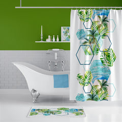 Rideau De Douche Imperméable Île - 180x200 cm