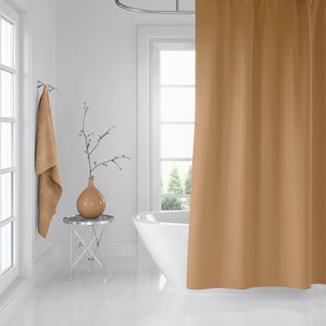 Rideau De Douche Imperméable Beige - 180x200 cm