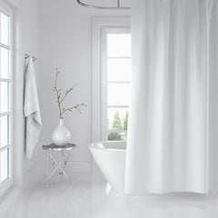 Rideau De Douche Imperméable Blanc - 180x200 cm