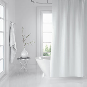 Rideau De Douche Imperméable Blanc - 180x200 cm