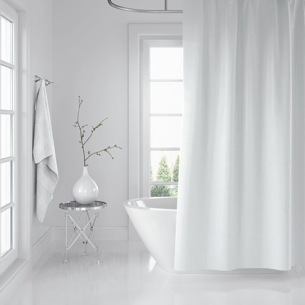 Rideau De Douche Imperméable Blanc - 180x200 cm