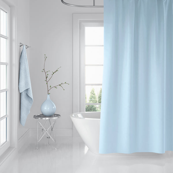 Rideau De Douche Imperméable Bleu - 180x200 cm