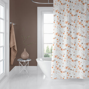 Rideau De Douche Imperméable Étoile - 180x200 cm
