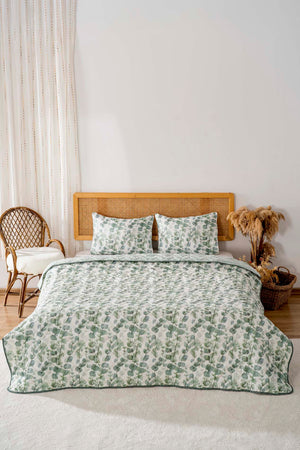 Couette bombée en polycoton Okaliptus