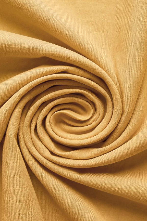Drap-housse double en coton jaune 160 x 200 cm
