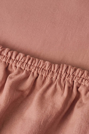 Drap-housse en Polycoton vert clair– Confort & Praticité 160 × 200 cm