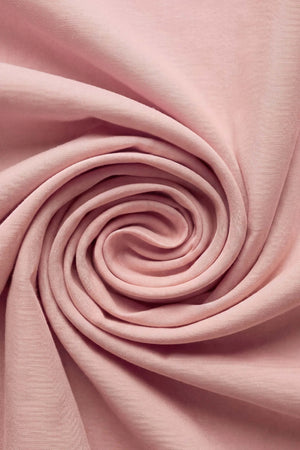 Drap-Housse Double en Coton Rose Poudré 160x200 cm