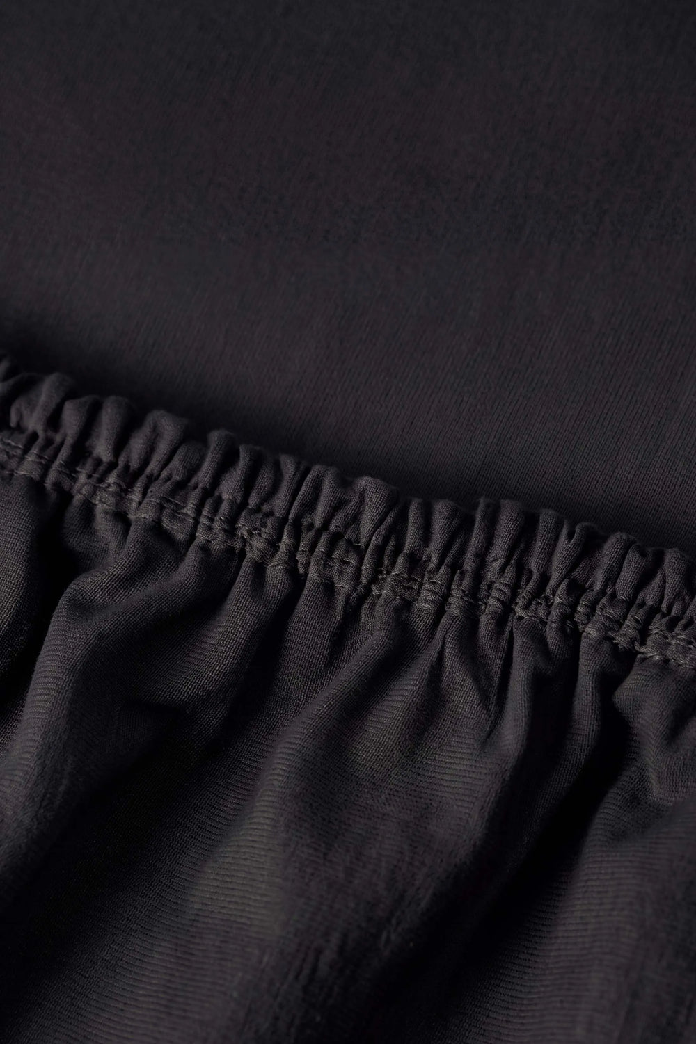 Drap-housse en Polycoton Noir – Confort & Praticité 160 × 200 cm - Tropik Home