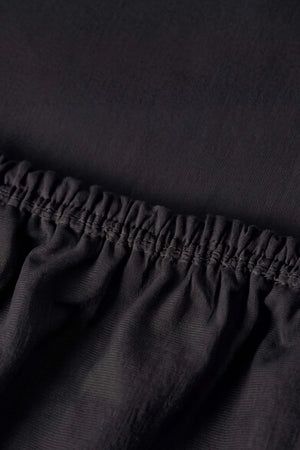 Drap-housse en Polycoton Noir – Confort & Praticité 160 × 200 cm