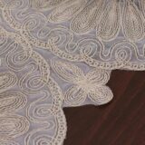 Venezia Ensemble 7 Pièces Beige (6 Sous-Plats + Chemin)
