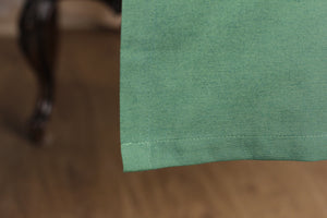Chemin De Table Polycoton Vert - 40x140 cm