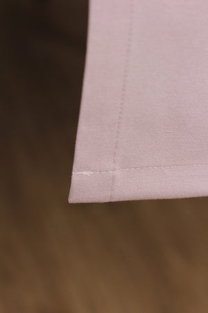 Chemin De Table Polycoton Rose- 40x140 cm