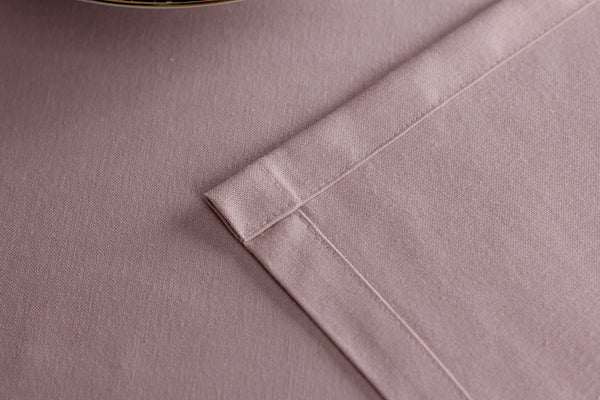 Chemin De Table Polycoton Rose- 40x140 cm