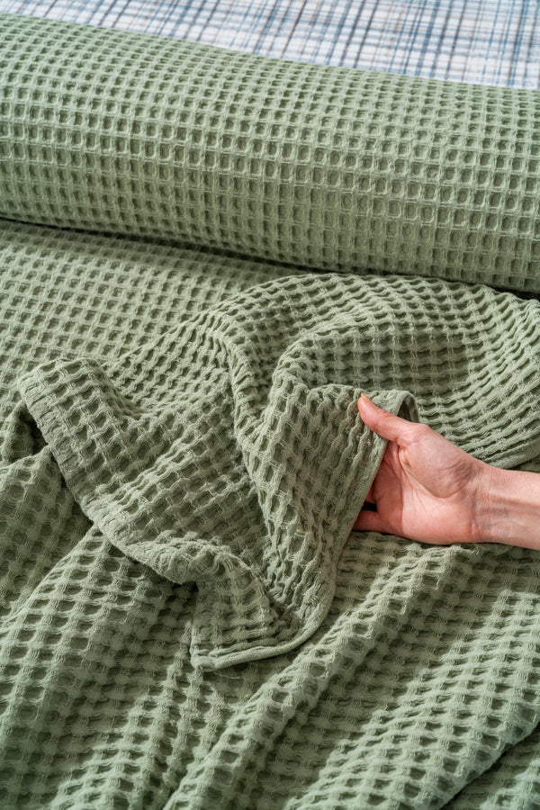 Ensemble de Draps En Coton Vert - 4 Pièces