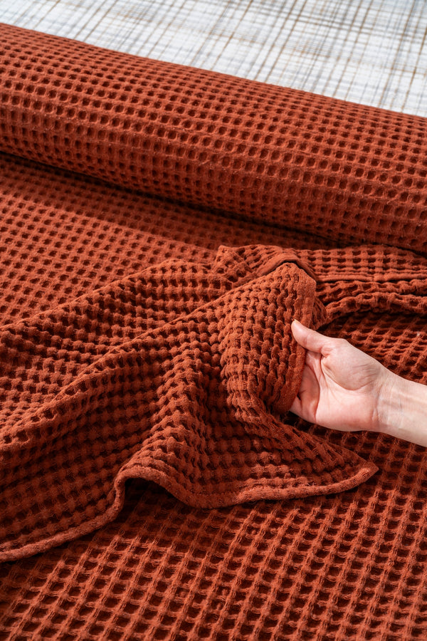 Ensemble de Draps En Coton Bordeaux - 4 Pièces