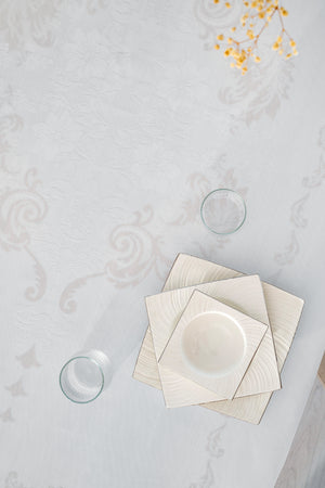Nappe Rectangulaire JUMBO Blanc- 140x180 cm