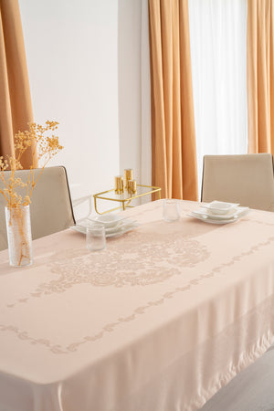 Nappe Rectangulaire JUMBO Beige- 160x220 cm