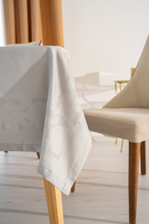 Nappe Rectangulaire JUMBO gris - 160x260 cm
