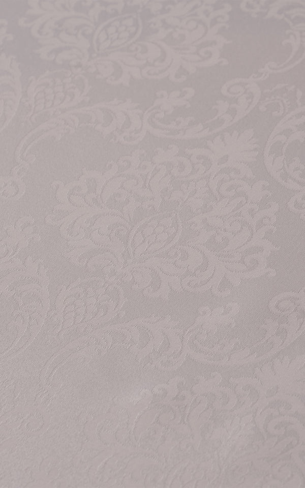 Nappe Ronde Jacquard Gris - 160 cm